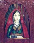 Rajasthani lady at the Window