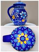 Blue Pottery Jug 