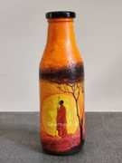 Decoupage Bottle with 2 Sun Birds ₹ 500