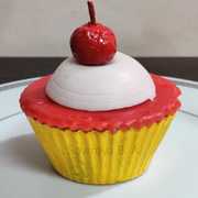 Custard Cupcake Candle ₹ 225.00